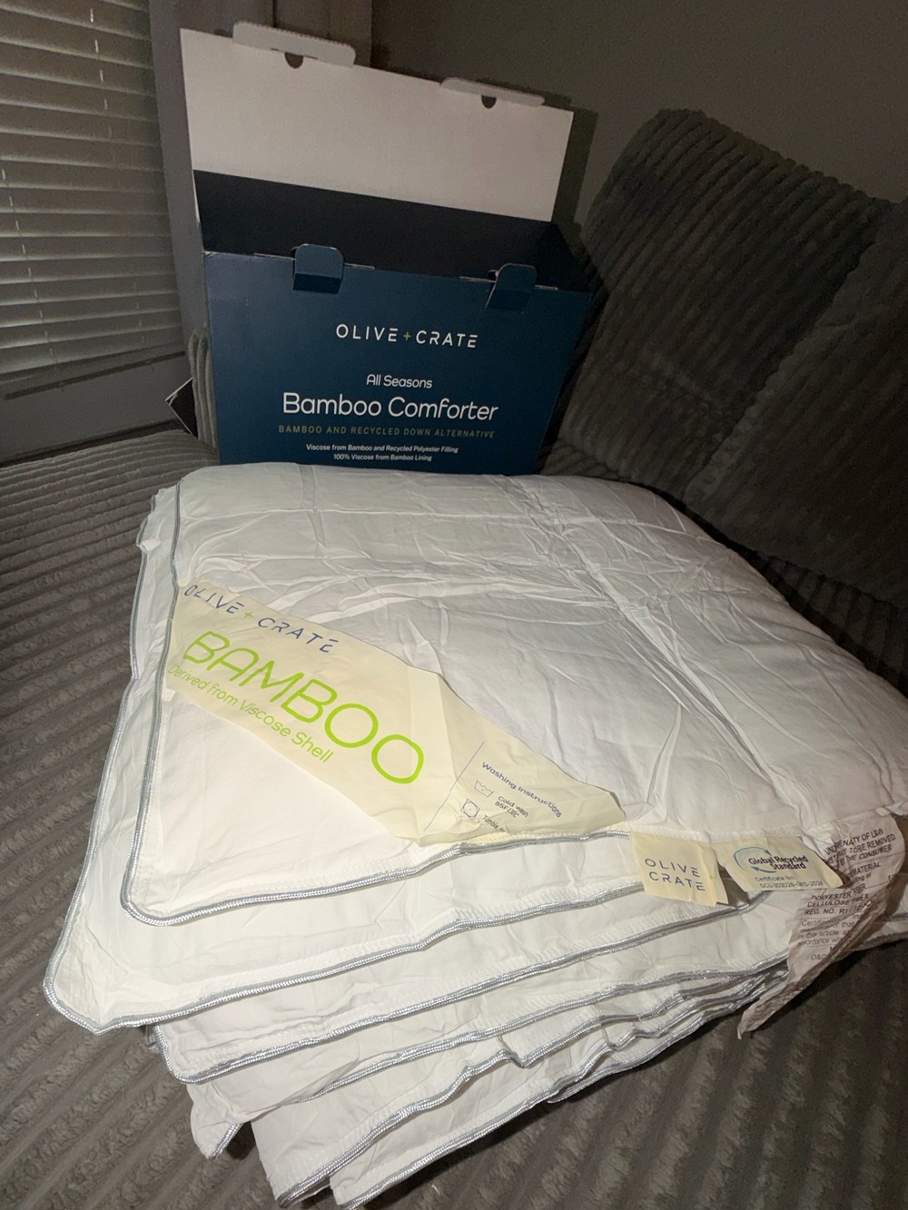 Bamboo Comforter - White All-Season